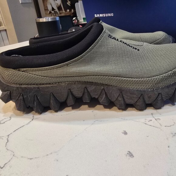 Salomon Unisex - SNOWCLOG - Deep Lichen Green/Black - L47579100 Mens Size 11.5 - Picture 6 of 10